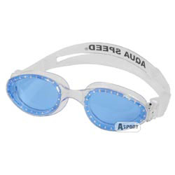 Okulary pływackie dziecięce MYSTIC JR biało-niebieskie  Aqua-Spe