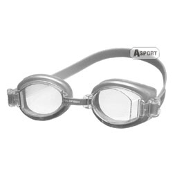 Okulary pływackie, uniwersalne ARTI srebrne Aqua-Speed