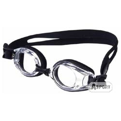 Okulary pływackie, korekcyjne, ujemna korekcja LUMINA black