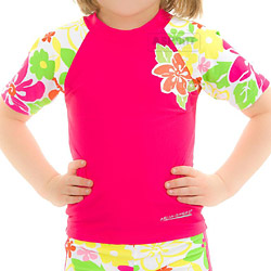 Koszulka dziewczęca, plażowa FLOWER Aqua-Speed