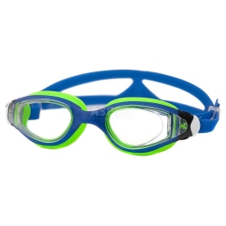 Okulary pływackie dziecięce CETO niebiesko-zielone Aqua-Speed