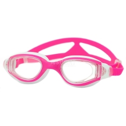 Okulary pływackie dziecięce CETO różowo-białe Aqua-Speed