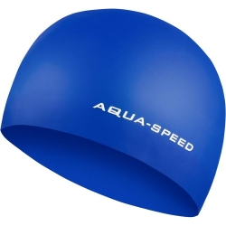 Czepek pływacki z silikonu 3D CAP niebieski Aqua-Speed