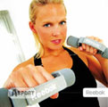 Rękawiczki treningowe, damskie, regulowane LADIES Reebok Fitness