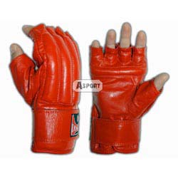 Rękawice przyrządowe MMA RURKI czerwone Dragon Sports