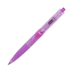Długopis automatyczny fioletowy z wkładem niebieskim 0,7 mm Easy