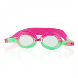 Okulary pływackie dziecięce  Różowo-Zielone 1122 AF  SPURT